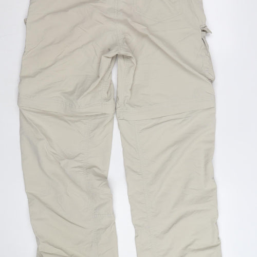 Craghoppers Women Beige Cargo Convertible Trousers UK 12