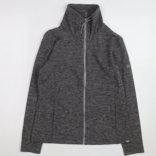 Regatta Womens Grey Full Zip Active Fleece Jacket Size 12