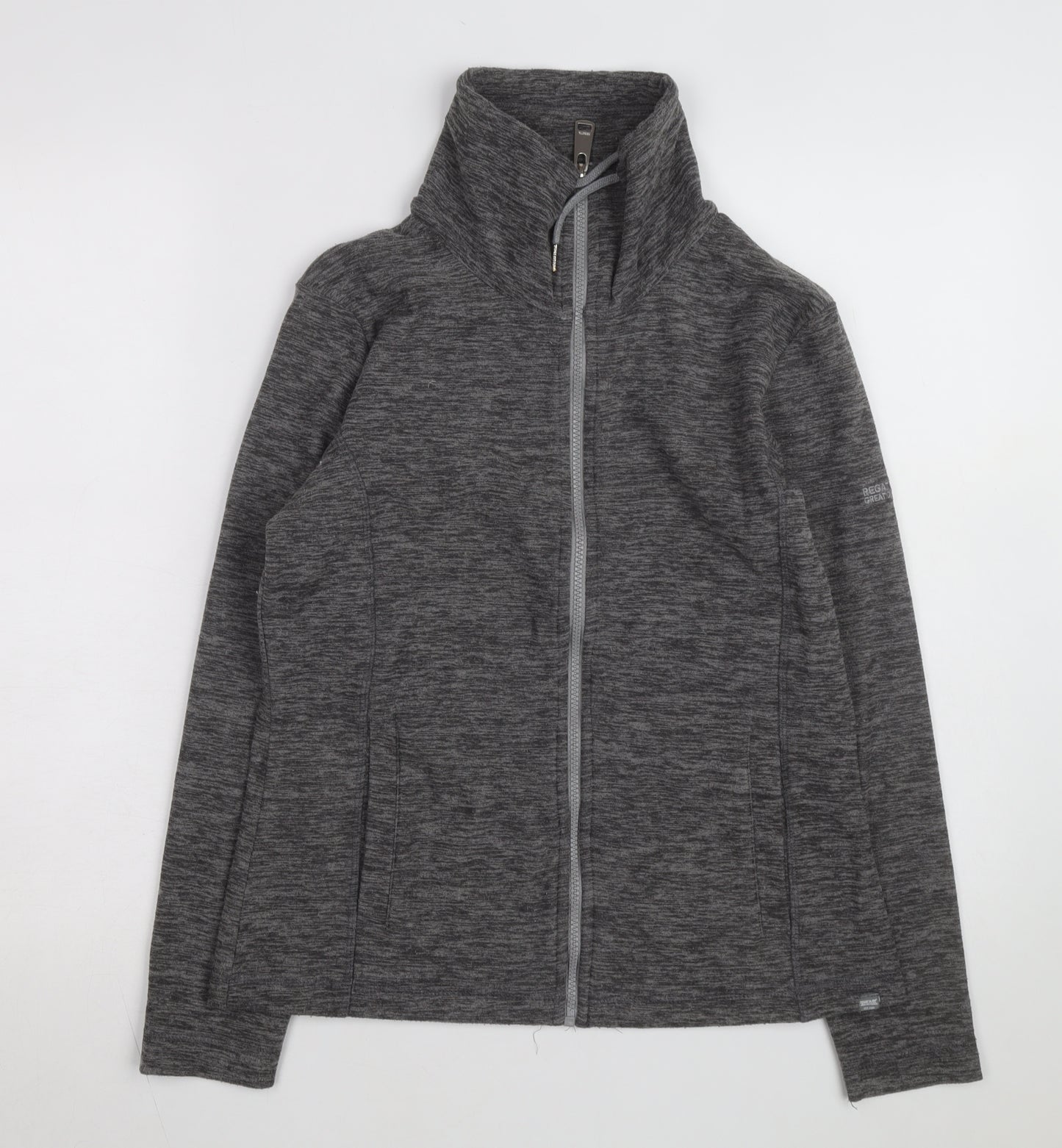 Regatta Womens Grey Full Zip Active Fleece Jacket Size 12