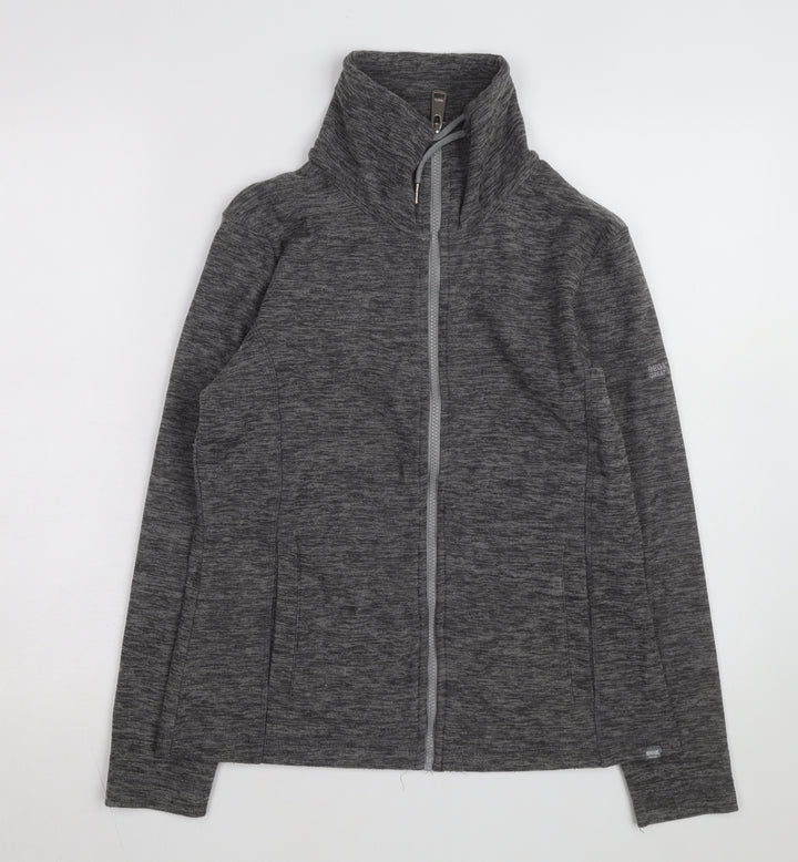 Regatta Womens Grey Full Zip Active Fleece Jacket Size 12