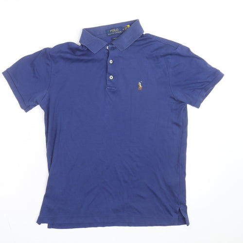 Ralph Lauren Men's Blue Slim Fit Polo Shirt M