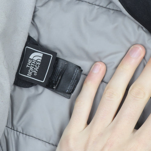 The North Face Women's Black Long Hooded Puffer Coat Size 14