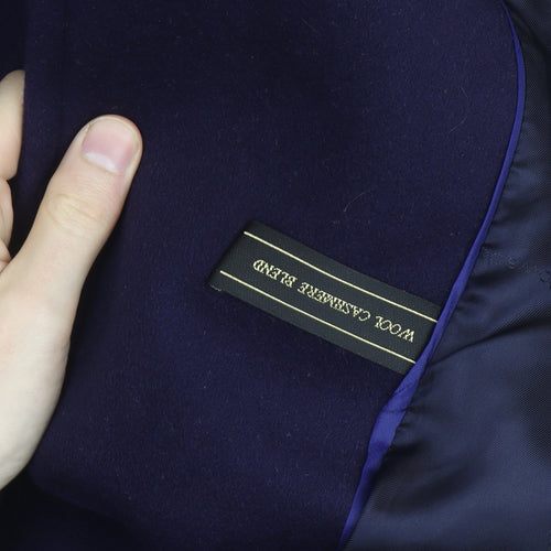 Windsmoor Women’s Blue Wool Cashmere Blend Mid-Length Coat Size 12