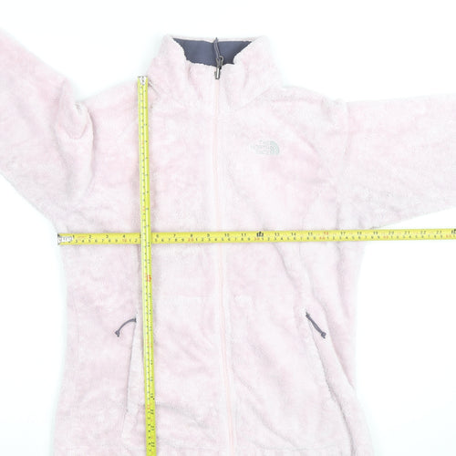 The North Face Womens Pink Fleece Full Zip Jacket Size M