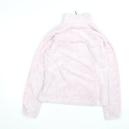 The North Face Womens Pink Fleece Full Zip Jacket Size M
