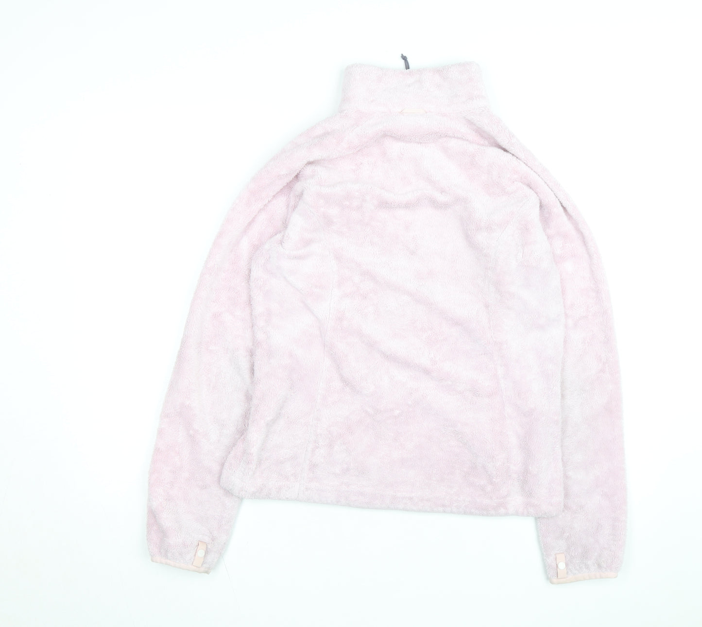 The North Face Womens Pink Fleece Full Zip Jacket Size M