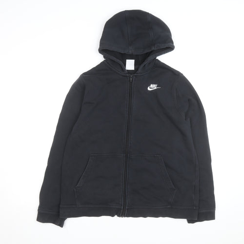 Nike Men's Black XL Full Zip Hooded Track Jacket