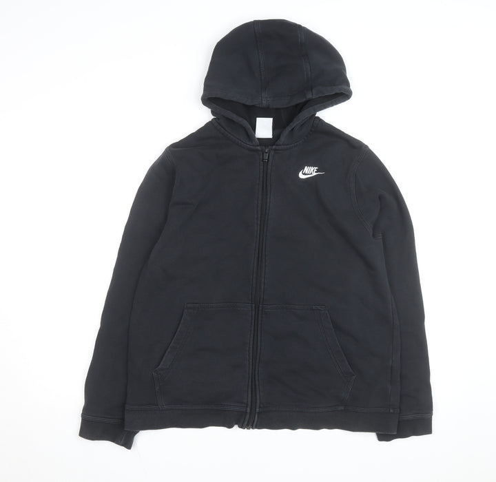 Nike Men's Black XL Full Zip Hooded Track Jacket