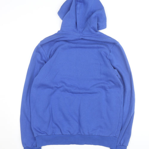 Umbro Men Blue Huddersfield Pullover Hoodie L Graphic Sportswear