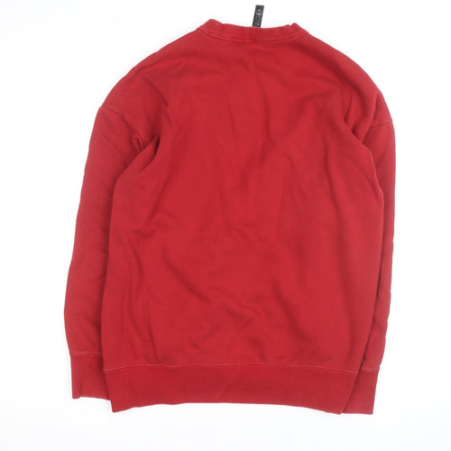 adidas Men’s Red England Graphic Pullover Sweatshirt M