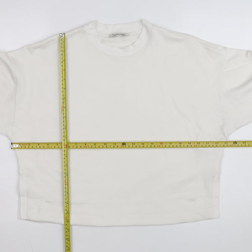 Marks and Spencer Autograph Women's Ivory Small Pullover Sweatshirt