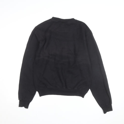 Champion Womens Black Ohio Wesleyan University Crew Neck Sweatshirt XS
