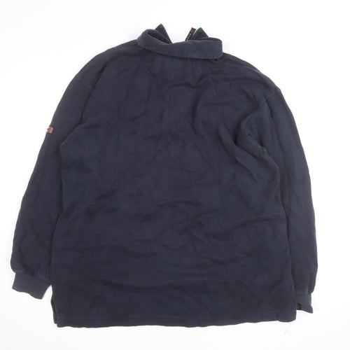 Pringle Men's Blue Cotton Half Zip Basic Jacket Size L