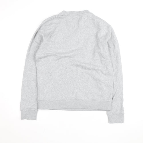Farah Men's Grey Crew Neck Cotton Sweatshirt M Classic Fit