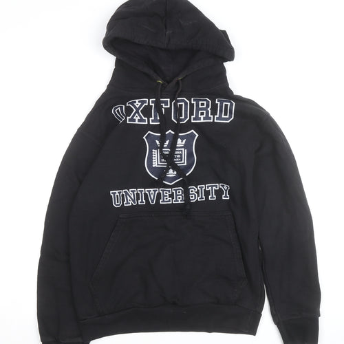Stars & Stripes Men’s Black Oxford University Pullover Hoodie XS