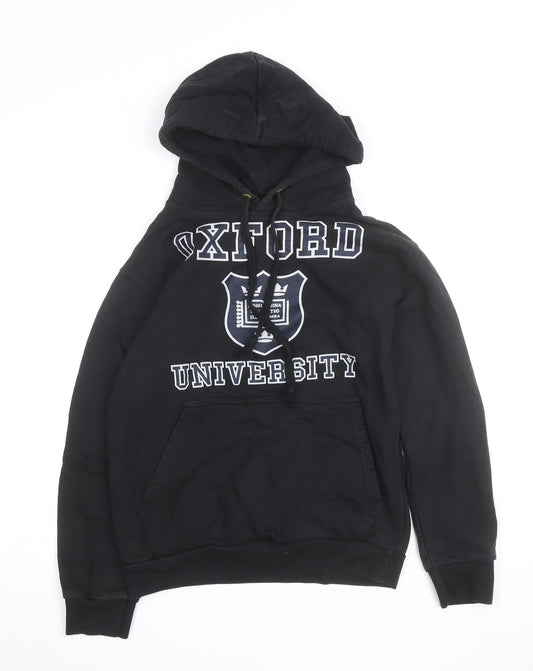 Stars & Stripes Men’s Black Oxford University Pullover Hoodie XS