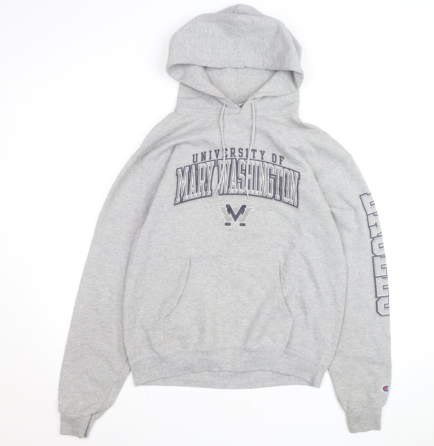 Champion Men's Grey University Pullover Hoodie Size M Regular Fit