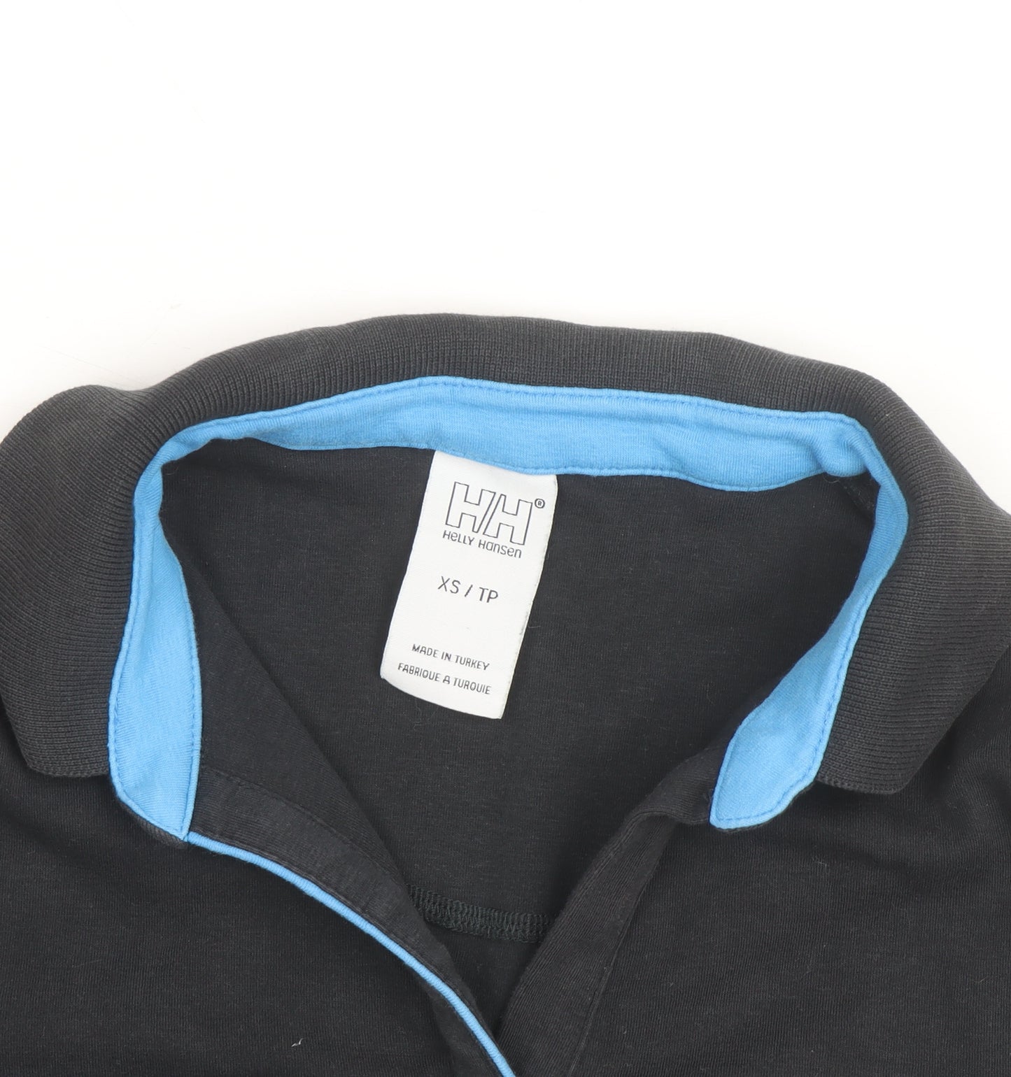 Helly Hansen Women's Black XS Polo Shirt Short Sleeve Cotton Stretch