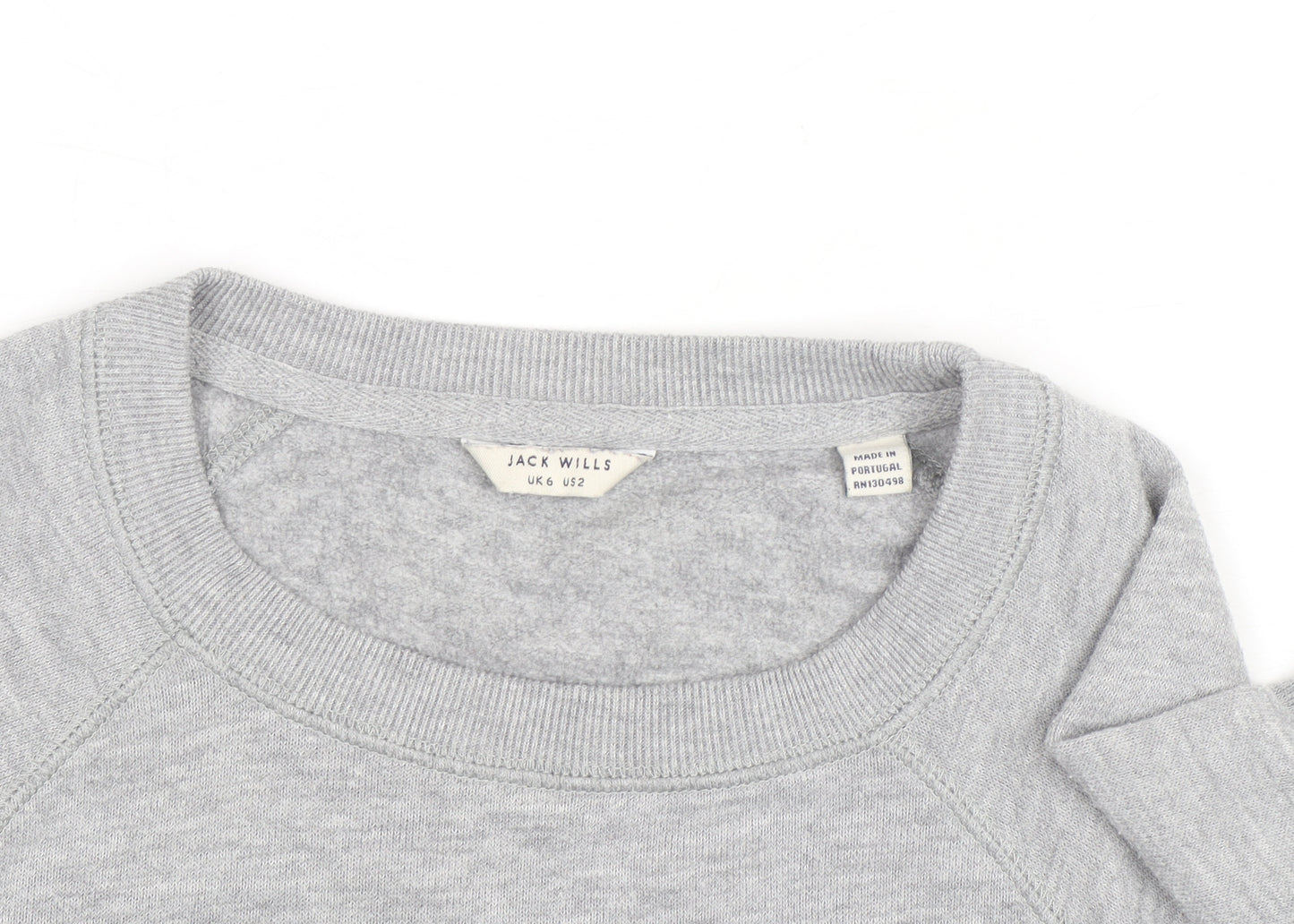 Jack Wills Grey Crew Neck Regular Fit Sweatshirt XS Unisex