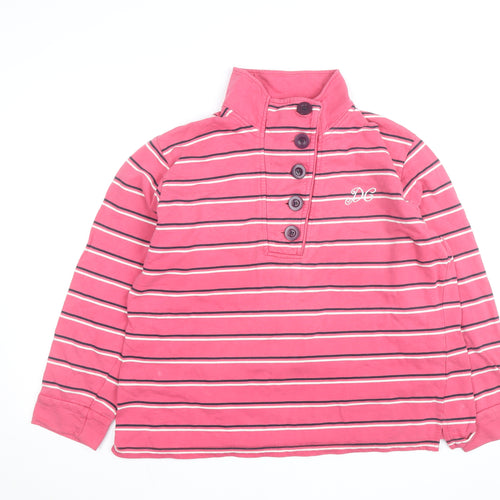 Dales Collection Women's Pink Striped Long Sleeve Button-Up Size 18