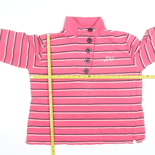 Dales Collection Women's Pink Striped Long Sleeve Button-Up Size 18