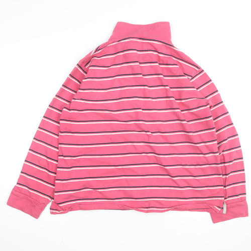 Dales Collection Women's Pink Striped Long Sleeve Button-Up Size 18