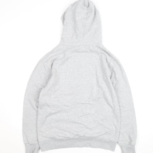 Topshop Women Grey 'Break The Rules' Pullover Hoodie Size S/M