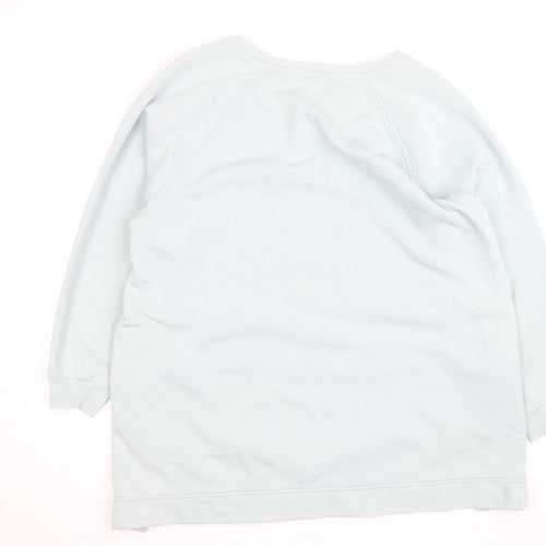 Marks and Spencer Women’s Blue Crew Neck Long Sleeve Pullover Jumper Size 20