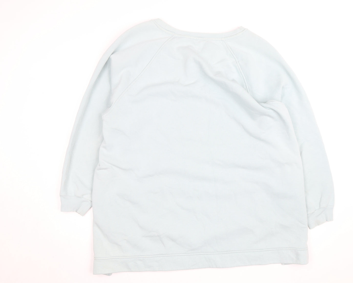 Marks and Spencer Women’s Blue Crew Neck Long Sleeve Pullover Jumper Size 20