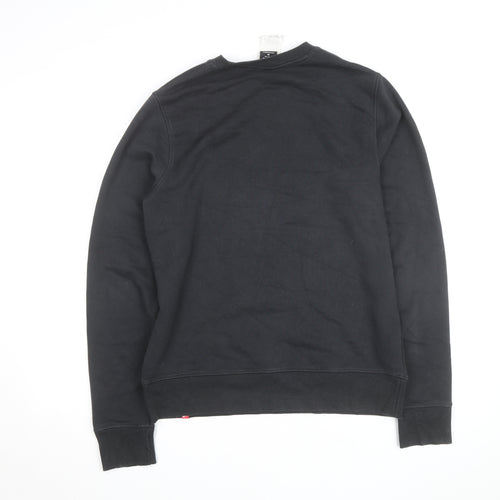 New Balance Men's Black Crew Neck Pullover Sweatshirt Medium