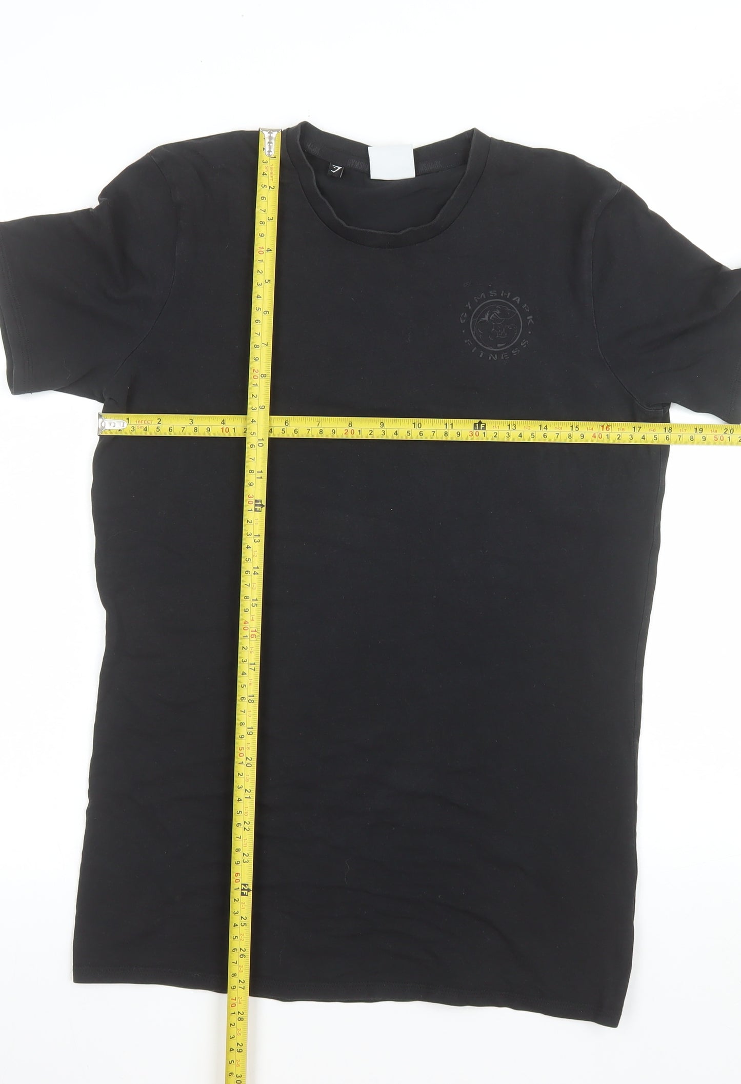 Gymshark Men's Black XS Slim Fit Crew Neck Short Sleeve T-Shirt