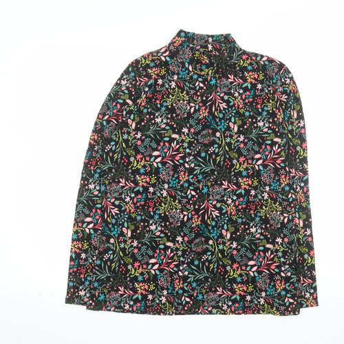 Marks and Spencer Women's Multicoloured Floral Long Sleeve T-Shirt Size 16