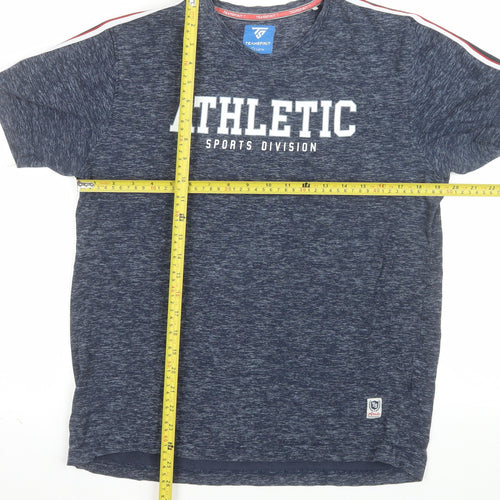 TeamSpirit Men's Blue Athletic Sports Division T-Shirt Size L