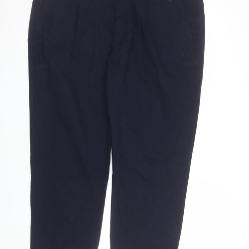 Marks and Spencer Men’s Black Chino Trousers 42W 29L Regular Fit