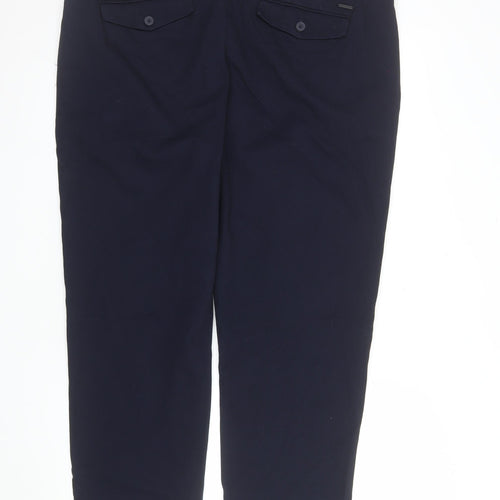 Marks and Spencer Men’s Black Chino Trousers 42W 29L Regular Fit