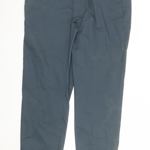 Marks and Spencer Autograph Mens Blue Regular Fit Chino Trousers 40/29