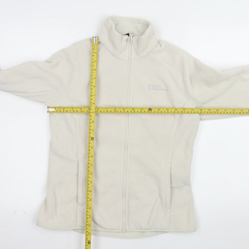 Jack Wolfskin Womens Ivory Fleece Full Zip Jacket Size 8/10