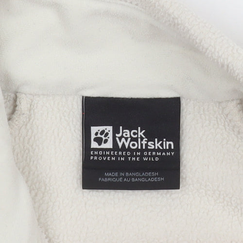 Jack Wolfskin Womens Ivory Fleece Full Zip Jacket Size 8/10