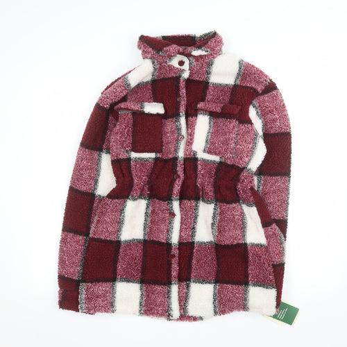 Halara Women’s Multicoloured Checked Fleece Shacket XS