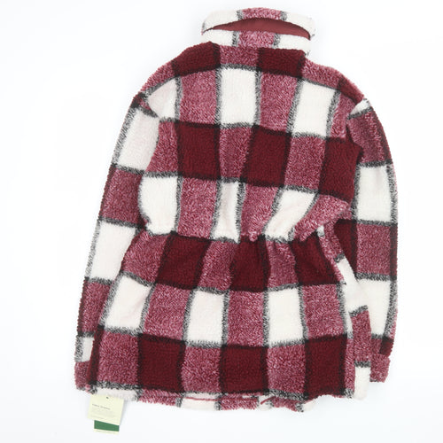 Halara Women’s Multicoloured Checked Fleece Shacket XS