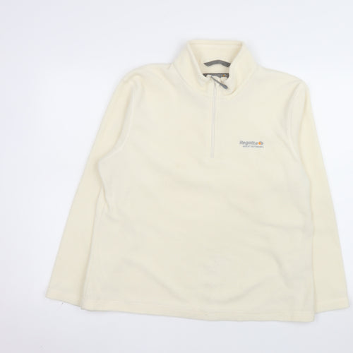 Regatta Women’s Beige Fleece Pullover Sweatshirt Size 14