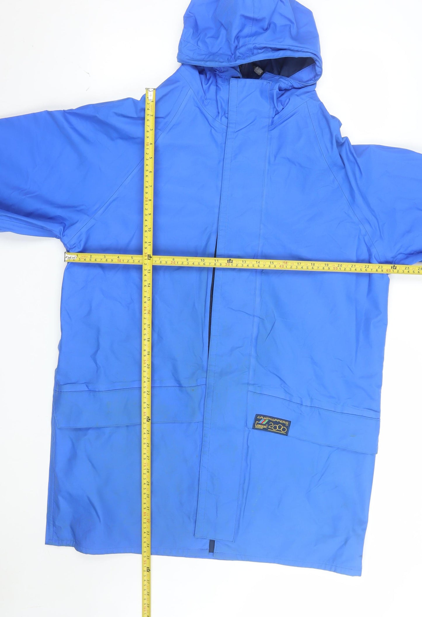 Craghoppers Men's Blue L Waterproof Hiking Rain Jacket Cagjac 2000 L