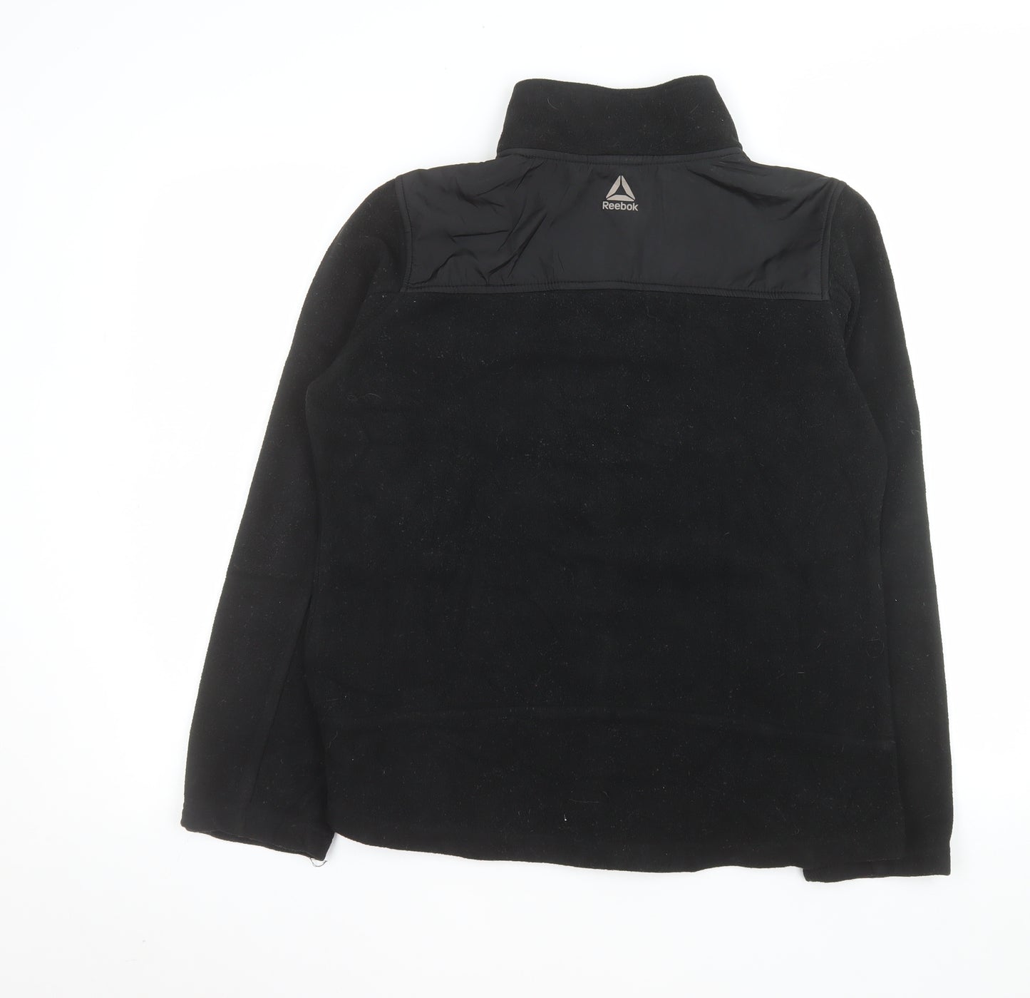 Reebok Women's Black Fleece Zip Jacket Size L Sports Outdoor