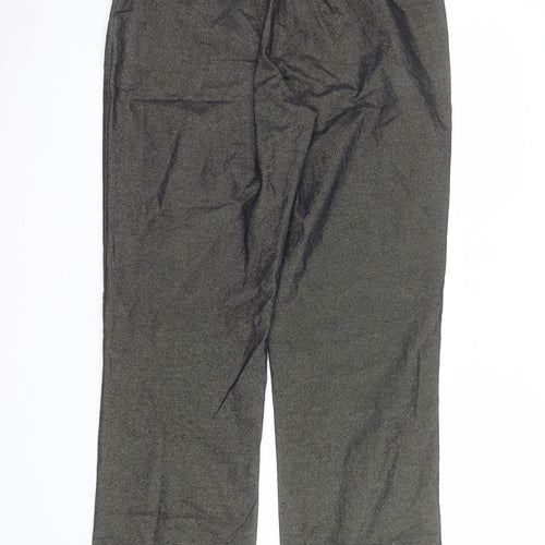 Ascari Women's Grey Chino Trousers Size 14 Stretch Cotton Blend