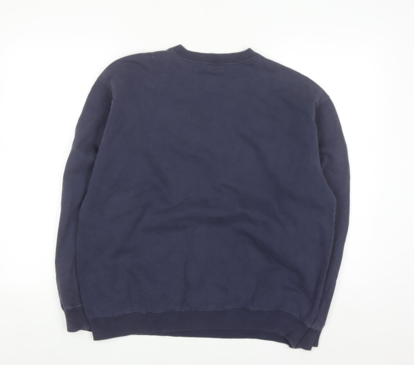 Old Navy Men's Blue Pullover Crew Neck Graphic Sweatshirt Size M