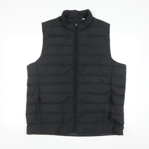 Marks and Spencer Men's Black 2XL Puffer Down Gilet Waistcoat