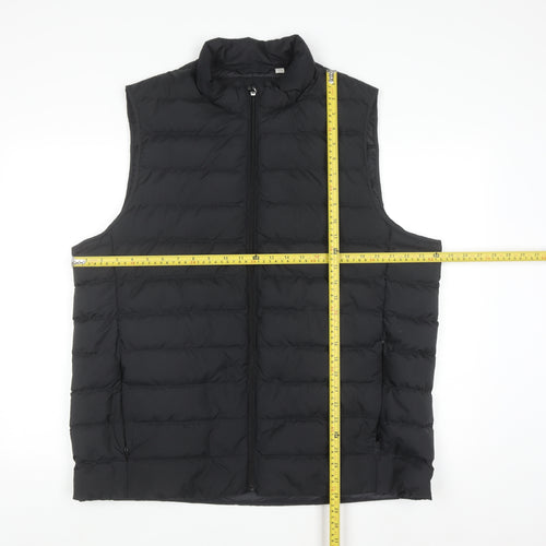 Marks and Spencer Men's Black 2XL Puffer Down Gilet Waistcoat