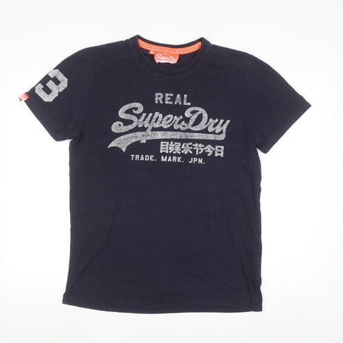 Superdry Men's Blue XL Vintage Graphic Print T-Shirt