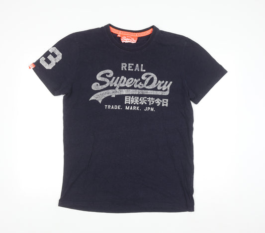 Superdry Men's Blue XL Vintage Graphic Print T-Shirt