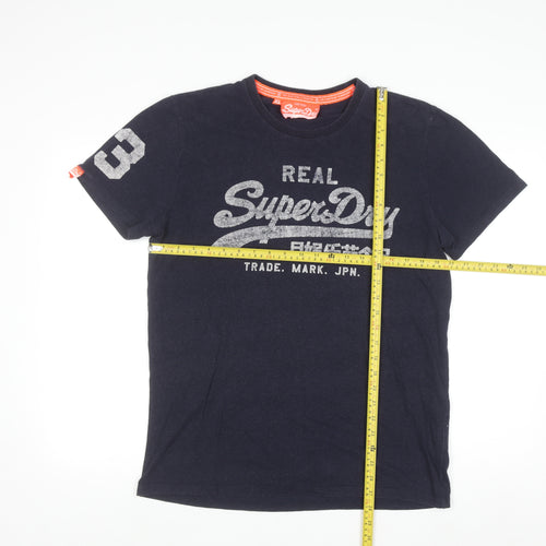 Superdry Men's Blue XL Vintage Graphic Print T-Shirt